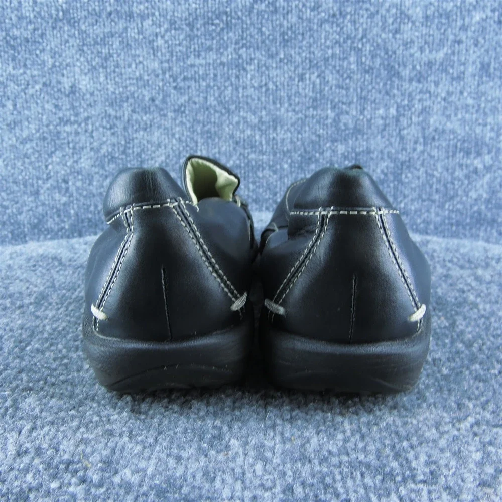 Liz Sport Remix‎ Women Loafer Shoes Black Leather Slip On Size 9.5 Medium